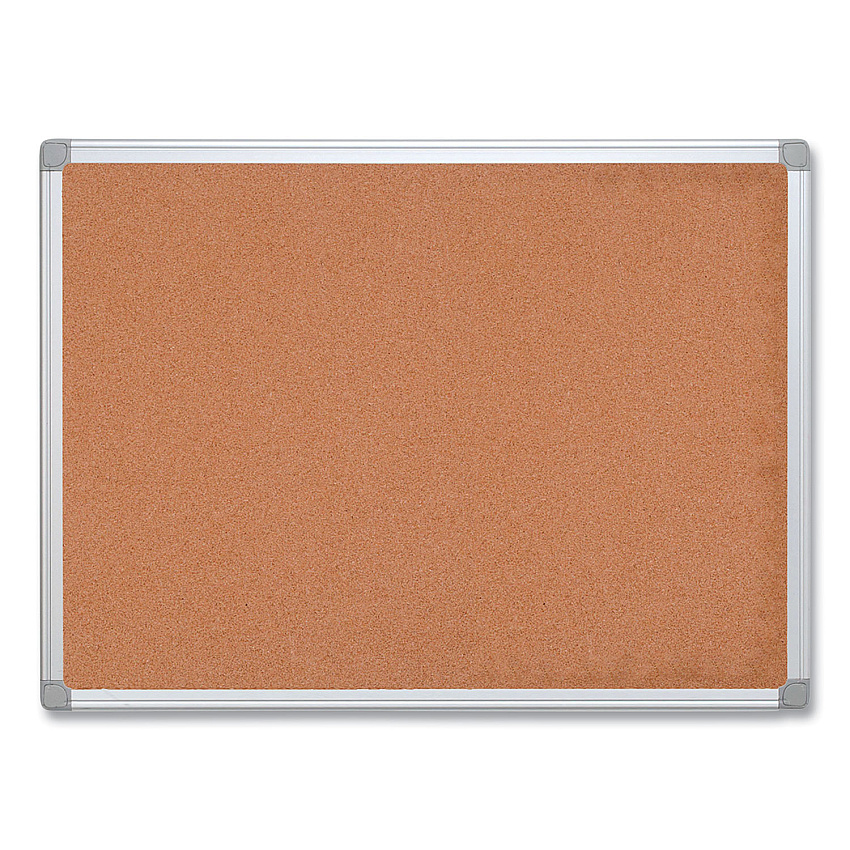 MasterVision Earth Cork Board, 18x24, Aluminum Frame (CA021790)