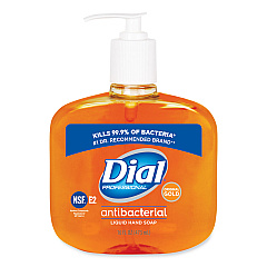 Dial Professional Gold Antibacterial Liquid Hand Soap, Floral, 16 oz Pump (80790EA)
