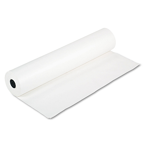 Pacon Rainbow Duo-Finish Colored Kraft Paper, 35lb, 36" x 1000ft, White (63000)