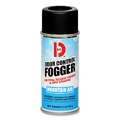 Big D Industries Odor Control Fogger, Mountain Air Scent, 5 oz Aerosol Spray, 12/Carton (344)