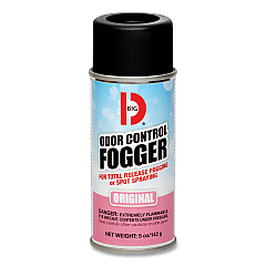 Big D Industries Odor Control Fogger, Original Scent, 5 oz Aerosol Spray, 12/Carton (341)
