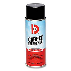 Big D Industries No-Vacuum Carpet Freshener, Fresh Scent, 14 oz Aerosol Spray, 12/Carton (241)