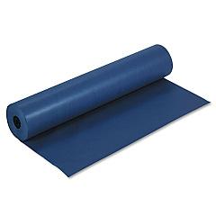 Pacon Rainbow Duo-Finish Colored Kraft Paper, 35lb, 36" x 1000ft, Dark Blue (63180)