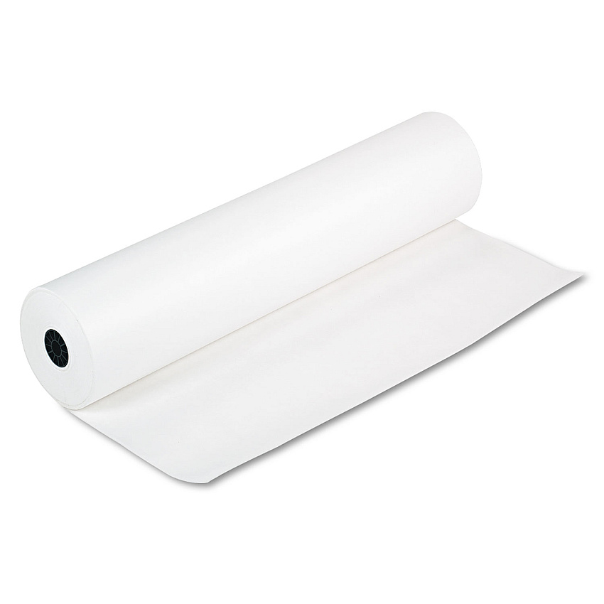 Pacon Spectra ArtKraft Duo-Finish Paper, 48lb, 36" x 1000ft, White (67001)