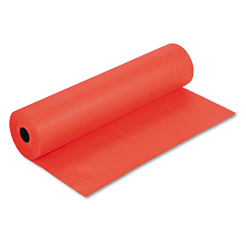 Pacon Spectra ArtKraft Duo-Finish Paper, 48 lb Text Weight, 36" x 1,000 ft, Orange (67101)