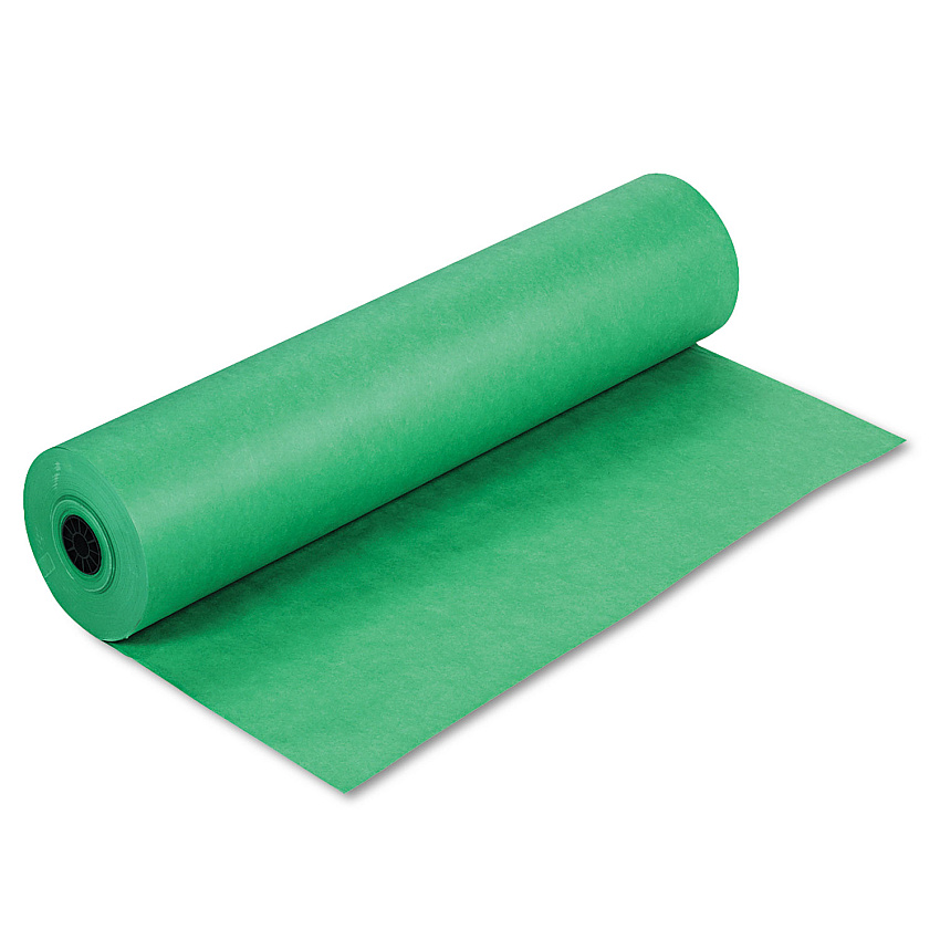 Pacon Spectra ArtKraft Duo-Finish Paper, 48 lb Text Weight, 36" x 1,000 ft, Bright Green (67131)