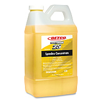 Betco Speedex FastDraw 25 Concentrate Heavy-Duty Degreaser, Lemon Scent, 67.6 oz Bottle, 4/Carton (5284700)