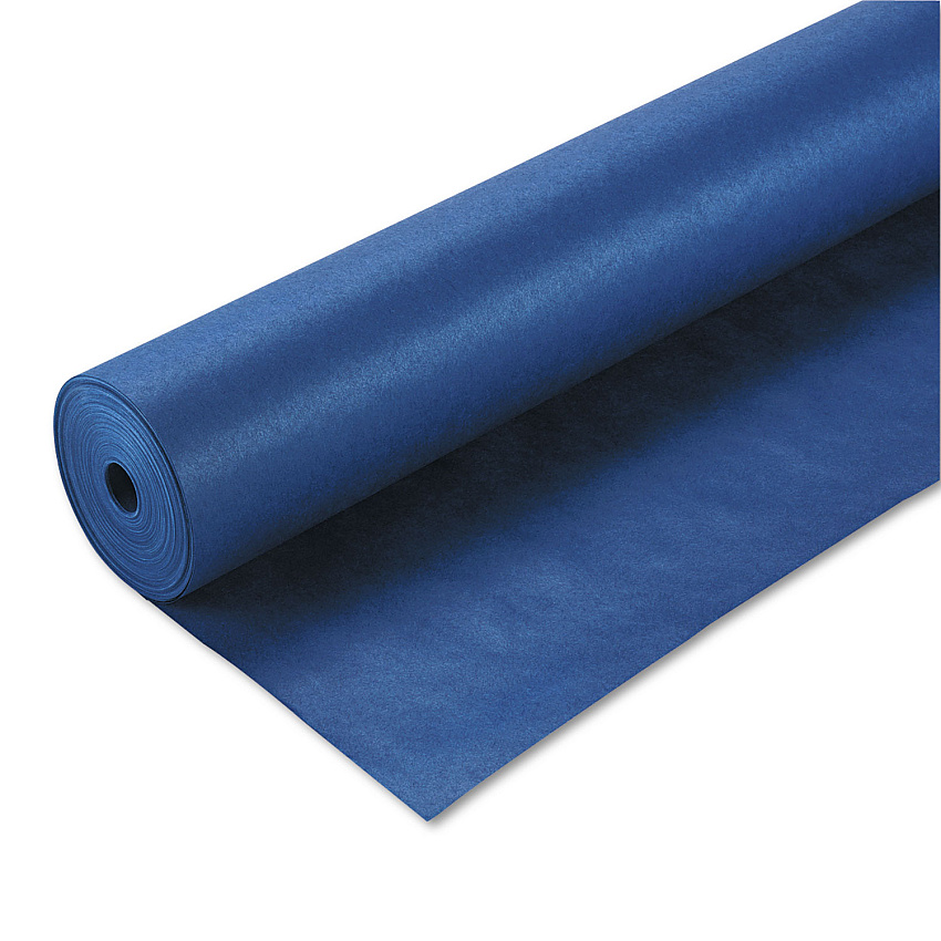 Pacon Spectra ArtKraft Duo-Finish Paper, 48 lb Text Weight, 48" x 200 ft, Dark Blue (67184)