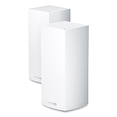 LINKSYS Velop Whole Home Mesh Wi-Fi System, 2 Nodes, 6 Ports, 2.4 GHz/5 GHz (MX10600)