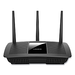 LINKSYS MAX-STREAM AC1900 MU-MIMO Gigabit Wi-Fi Router, 6 Ports, Dual-Band 2.4 GHz/5 GHz (EA7450)