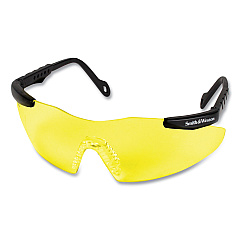 Smith & Wesson Magnum 3G Safety Eyewear, Black Frame, Yellow/Amber Lens (19826)