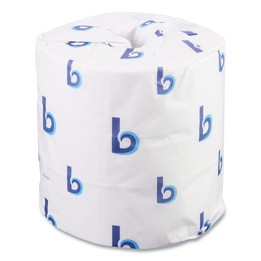 Boardwalk Two-Ply Toilet Tissue, Septic Safe, White, 4 1/2 x 4 1/2, 500 Sheets/Roll, 96 Rolls/Carton (BWK6155B)