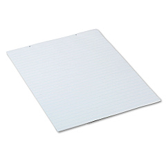 Pacon Chart Tablets, Presentation Format (1" Rule), 24 x 32, White, 70 Sheets (9770)