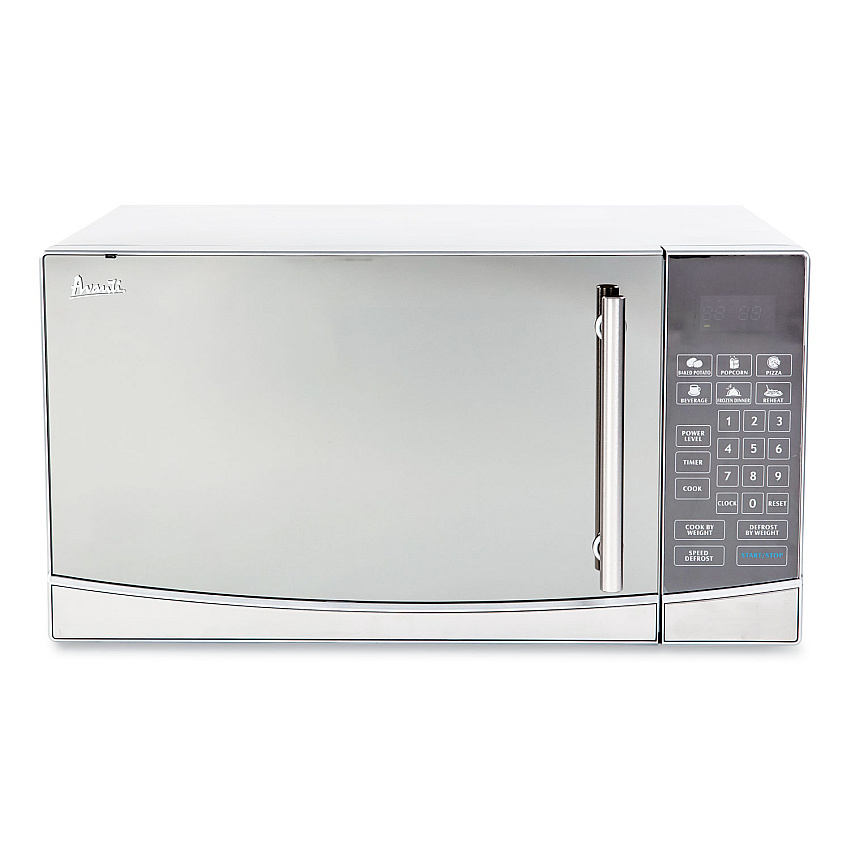 Avanti 1.1 Cubic Foot Capacity Stainless Steel Touch Microwave Oven, 1,000 Watts (MO1108SST)