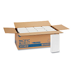 Georgia Pacific Professional Pacific Blue Select Folded Paper Towels, 9.2 x 9.4, White, 250/Pack, 16 Packs/Carton (20389)