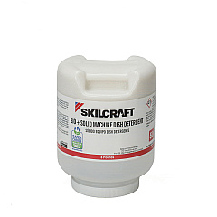 AbilityOne 7930016216646, SKILCRAFT, Bio+ Dishwasher Detergent, 8 lb Bottle, 4/Carton