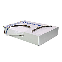 Linear Low-density Can Liners With Single Dispensing Box, 16 Gal, 1 Mil, 24" X 32", Clear, Flat Pack, 500/carton