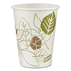 Dixie Pathways Paper Hot Cups, 8 oz, 50 Sleeve, 20 Sleeves/Carton (2338PATH)