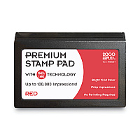 Cosco Microgel Stamp Pad for 2000 PLUS, 2 3/4 x 4 1/4, Red (030254)