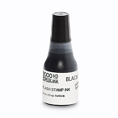 COSCO 2000PLUS Pre-Ink High Definition Refill Ink, Black, 0.9 oz. Bottle (033957)