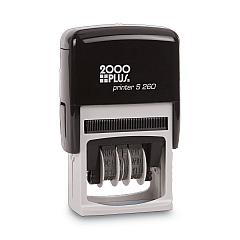 COSCO 2000PLUS Economy Message Dater, 4 Messages, Red/Blue, 1.75 x 0.94 (065005)
