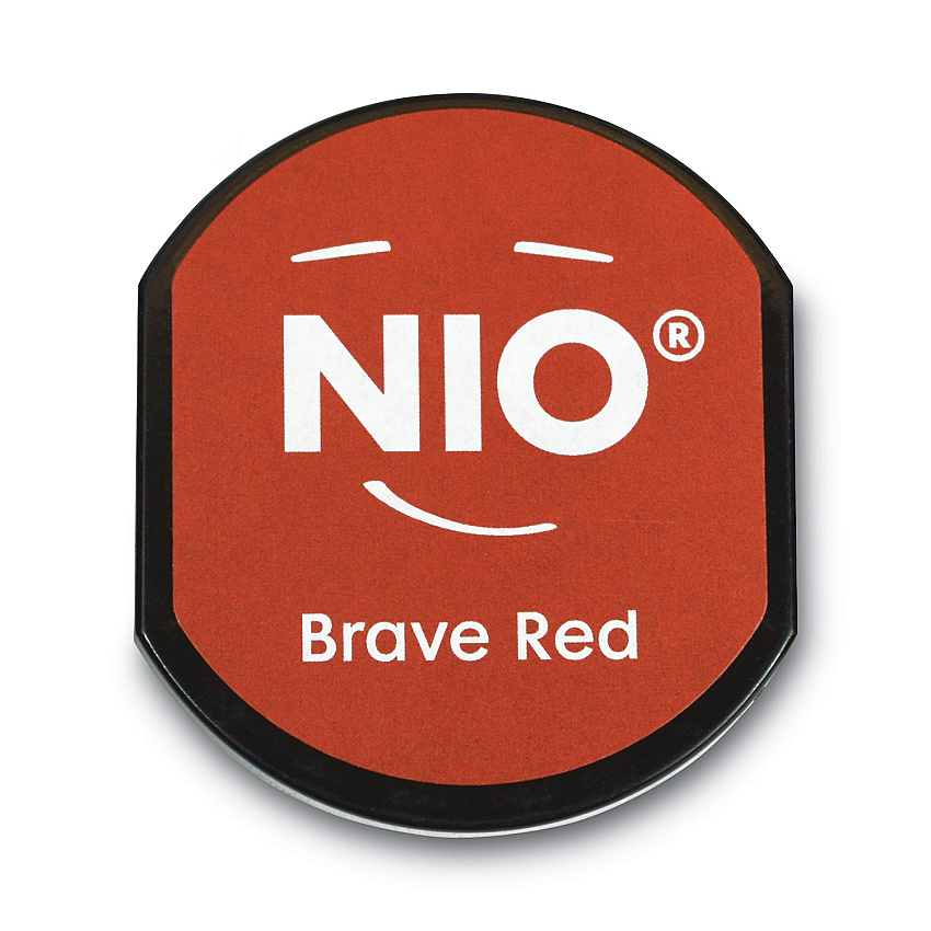 Ink Pad for NIO Stamp with Voucher, Brave Red (071513)