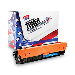 AbilityOne 7510016942773 Remanufactured CF361X (508X) High-Yield Toner, 9,500 Page-Yield, Cyan