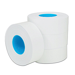 Garvey Pricemarker Labels, 0.44 x 0.81, White, 1,200/Roll, 16 Rolls/Box (090947)