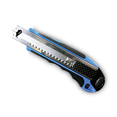 Cosco Heavy-Duty Snap Blade Utility Knife, Four 8-Point Blades, Retractable, Blue (091514)