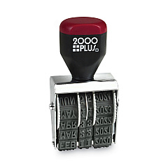COSCO 2000PLUS Traditional Date Stamp, Six Years, 1.38" x 0.19" (012731)