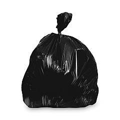 Heritage Linear Low-Density Can Liners, 20-30 gal, 1.25 mil, 30 x 36, Black, 200/Carton (H6036PK)