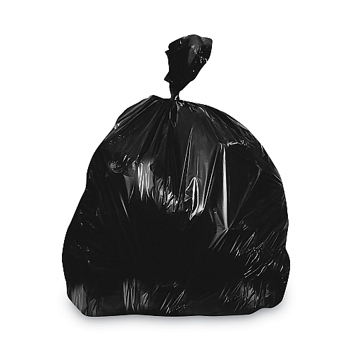 Heritage Linear Low-Density Can Liners, 30-33 gal, 1.5 mil, 33 x 39, Black, 250/Carton (H6639AK)