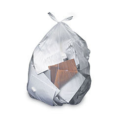 Heritage Linear Low-Density Can Liners, 55-60 gal, 2 mil, 36 x 58, Clear, 100/Carton (H7258QC)