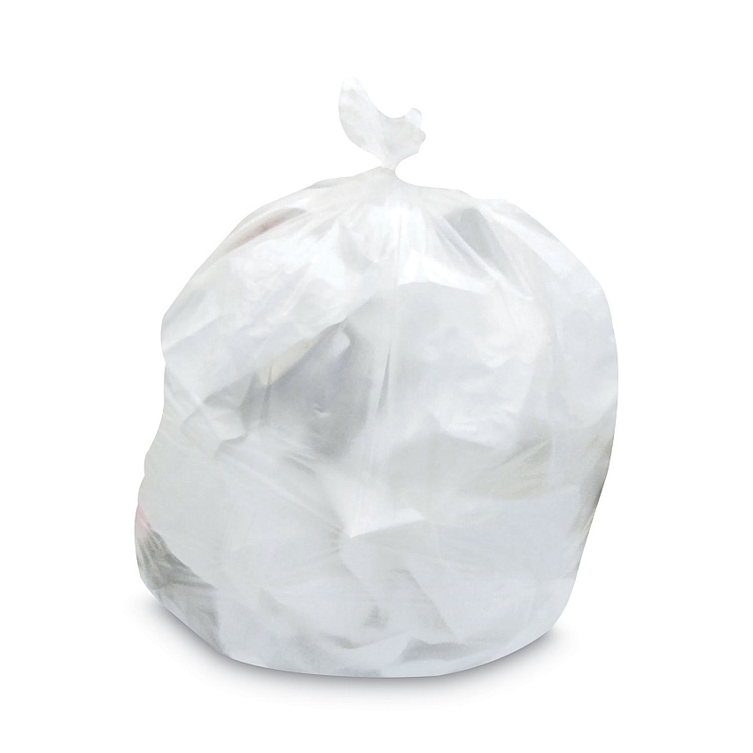 Heritage Mineral-Reinforced High-Density Waste Can Liners, 33 gal, 0.87 mil, 33 x 46, Natural, 25/Roll, 10 Rolls/Carton (Z6646WNR01)