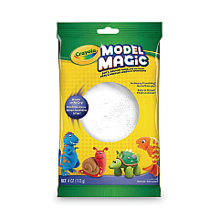 Crayola Model Magic Modeling Compound, 4 oz Packet, White (230026)