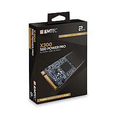 Emtec X300 Power Pro Internal Solid State Drive, 2 TB, PCIe (ECSSD2TX300)