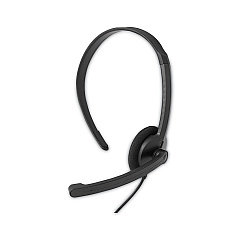 Verbatim Mono Headset, Monaural, Over-the-Head, Black (70722)