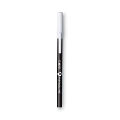 BIC PrevaGuard Ballpoint Pen, Stick, Medium 1 mm, Black Ink/Black Barrel, Dozen (GSAM11BK)