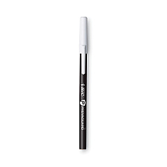 BIC PrevaGuard Ballpoint Pen, Stick, Medium 1 mm, Black Ink/Black Barrel, 8/Pack (GSAMP81BK)