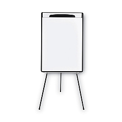 MasterVision Magnetic Gold Ultra Dry Erase Tripod Easel with Extension Arms, 32" to 72", Black/Silver (EA23062119)