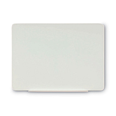 MasterVision Magnetic Glass Dry Erase Board, 48 x 36, Opaque White (GL080101)