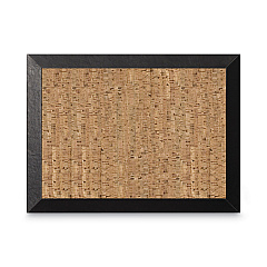 MasterVision Natural Cork Bulletin Board, 24x18, Cork/Black (SF0422581012)