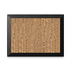 MasterVision Natural Cork Bulletin Board, 36x24, Cork/Black (SF0722581012)