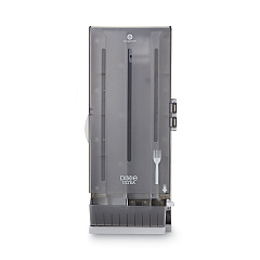 Dixie SmartStock Utensil Dispenser, Forks, 10 x 8.78 x 24.75, Smoke (SSFPD120)