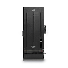 Dixie SmartStock Mediumweight Polystyrene Dispenser, Forks, 10 x 8.78 x 24.75, Smoke (SSFD120)