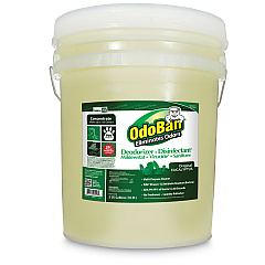 OdoBan Concentrated Odor Eliminator and Disinfectant, Eucalyptus, 5 gal Pail (9110625G)