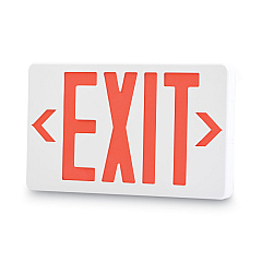 Tatco LED Exit Sign, Polycarbonate, 12.25 x 2.5 x 8.75, White (07230)
