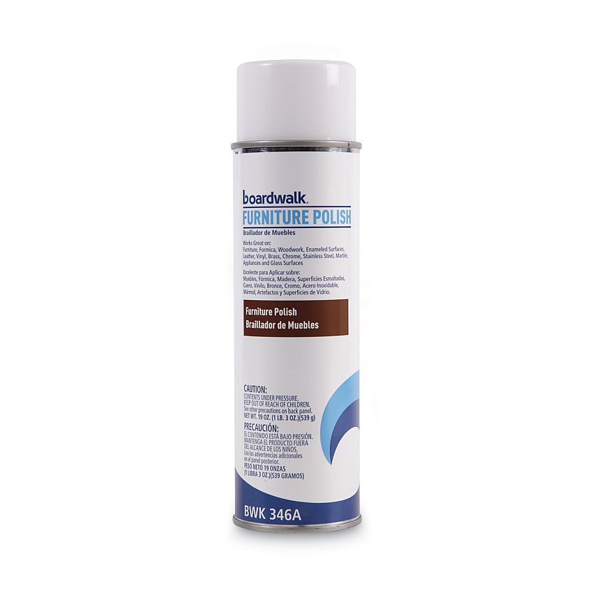 Boardwalk Furniture Polish, Lemon, 19 oz Aerosol Spray (BWK346AEA)