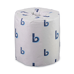 Boardwalk Two-Ply Toilet Tissue, Septic Safe, White, 4.5 x 3.75, 500 Sheets/Roll, 96 Rolls/Carton (BWK6150)