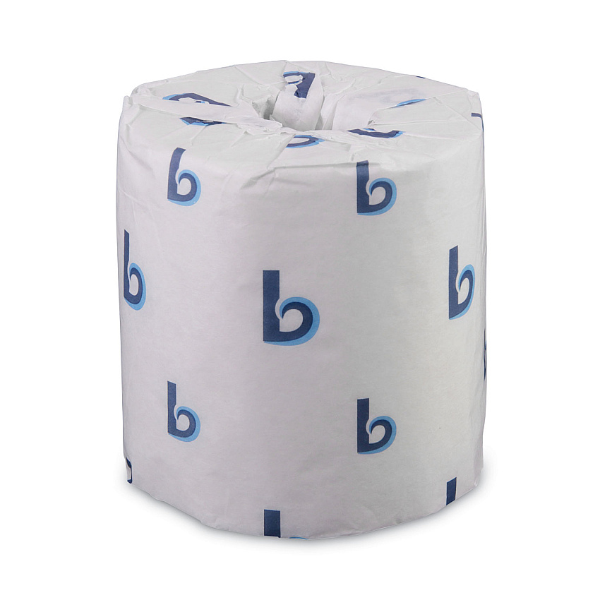 Boardwalk Two-Ply Toilet Tissue, Septic Safe, White, 4.5 x 3.75, 500 Sheets/Roll, 96 Rolls/Carton (BWK6150)
